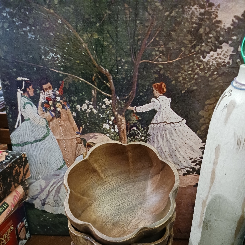 ๐ฅฃPacific Merchants Acacia Ware 6โร3" New! Vintage ๐ชต๐ฅฃ๐ฅ Snacks. - Picture 9 of 10
